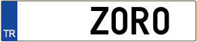 Truck License Plate
